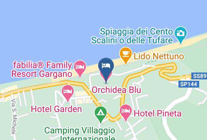 Foggia - Orchidea Blu Hotel Maps