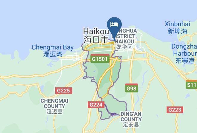 Haikou - Ordnance Hotel Haikou Maps