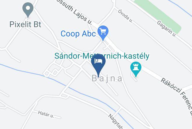 Bajna - Ordoglovas Vendeghaz Maps