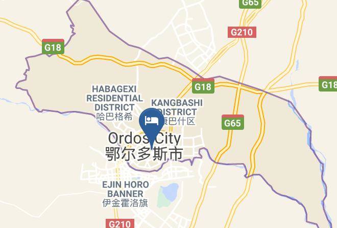 Ordos - Ordos Racing Holiday Hotel Maps
