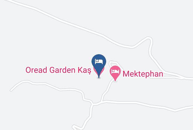 Antalya - Oread Garden Kas Maps