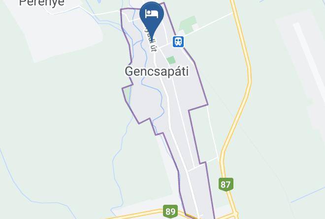 Gencsapati - Oreg Fenyo Vendeghaz Maps