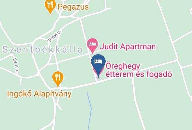 Szentbekkalla - Oreghegy Etterem Es Fogado Maps