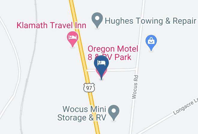 Klamath - Oregon Motel 8 & Rv Park Maps