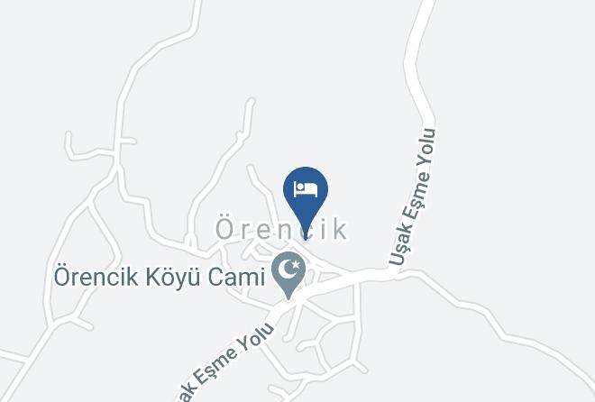 Usak Orencik - Oren Termal Hotel Maps