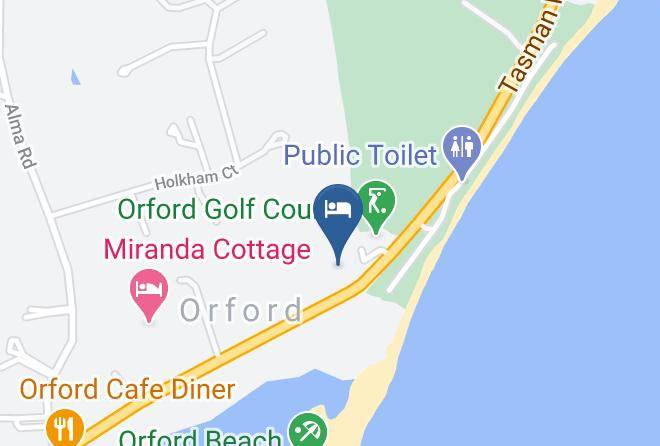 Glamorganspring Bay - Orford Beachside Holiday Park Maps