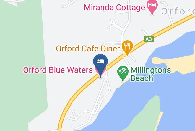Glamorganspring Bay - Orford Blue Waters Hotel Maps