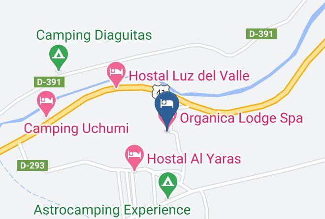 Organica Lodge Spa Map