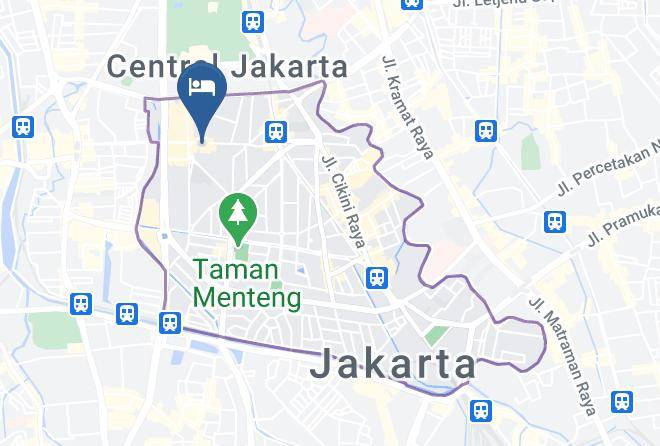 Central Jakarta - Oria Hotel Maps