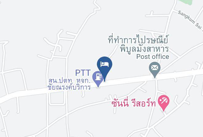 Amphoe Phibun Mangsahan - O Rich Gold Hotel Maps