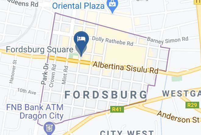 City Of Johannesburg - Orient Hotel Maps