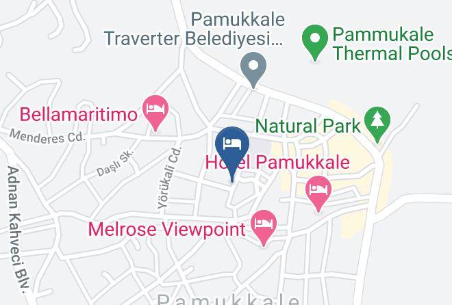 Pamukkale - Orient Hotel Maps