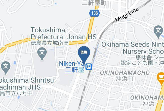 Tokushima City - Orient Hotel Maps