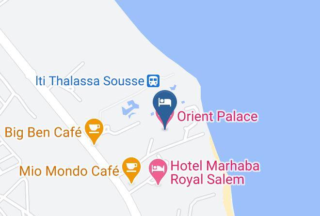 Tunisia - Orient Palace Hotel Maps
