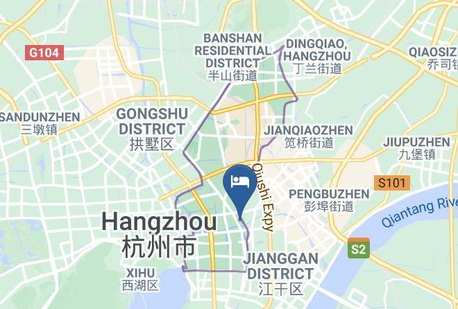 Hangzhou - Oriental Deluxe Hotel Zhejiang Maps