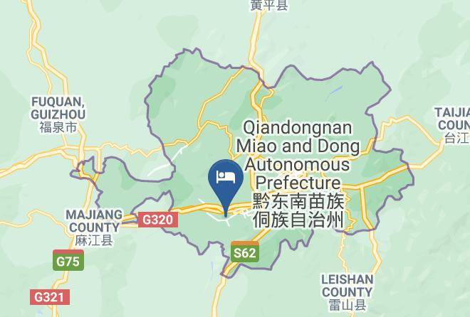 Qiandongnan Aut Prefecture - Oriental Ethnic Hotel Maps