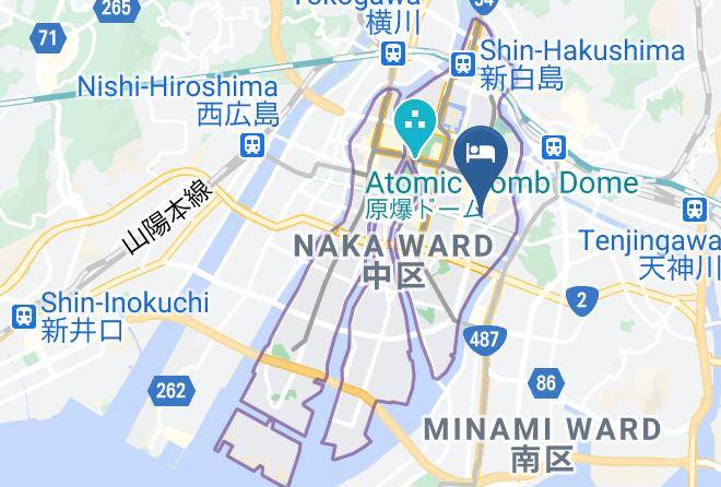 Oriental Hotel Hiroshima Map