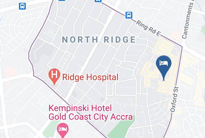 Accra - Oriental Hotel Osu Branch Maps