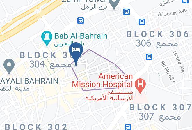 Manama - Oriental Palace Hotel Maps