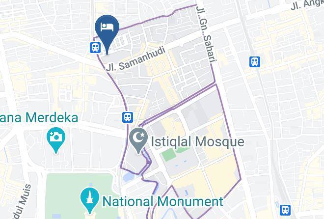Central Jakarta - Oriental Residence Pasar Baru Maps