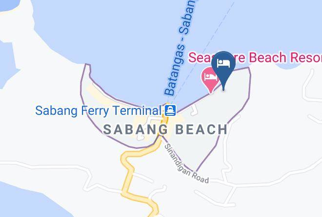 Oriental Mindoro - Oriental Sabang Hill Resort Maps