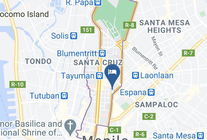 Metro Manila - Oriental Zen Suites Manila Maps