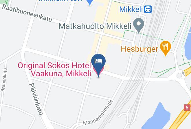 Mikkeli - Original Sokos Hotel Vaakuna Mikkeli Maps