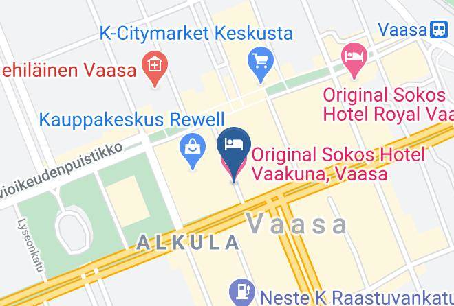 Vaasa - Original Sokos Hotel Vaakuna Vaasa Maps