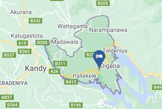 Kandy - Oriient Regency Hotel Maps