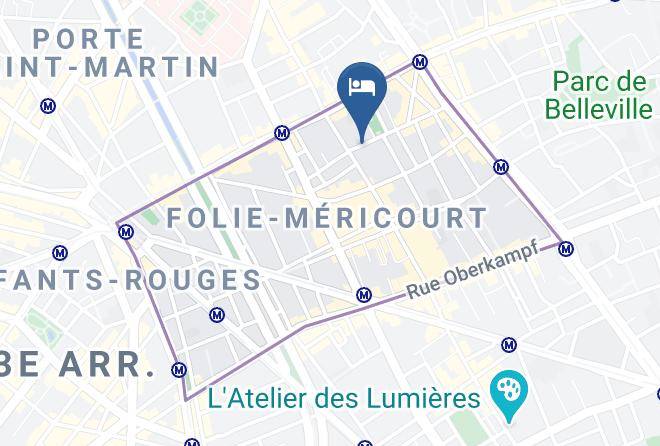 Paris - Orillon Hotel Maps