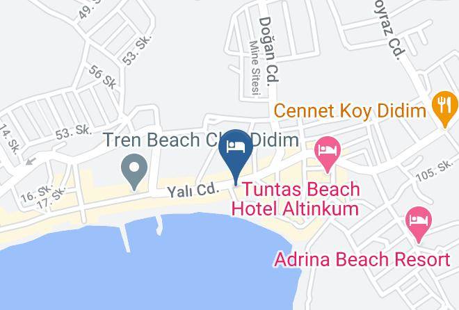 Orion Hotel Map - Aydin - Didim