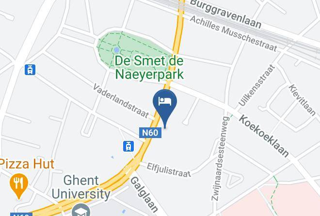 Hotel Orion Gent Map