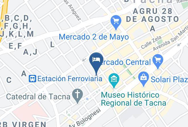 Tacna - Orion Hotel Tacna Maps