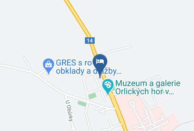 Rychnov Nad Kneznou - Orione Ubytovani Sro Maps
