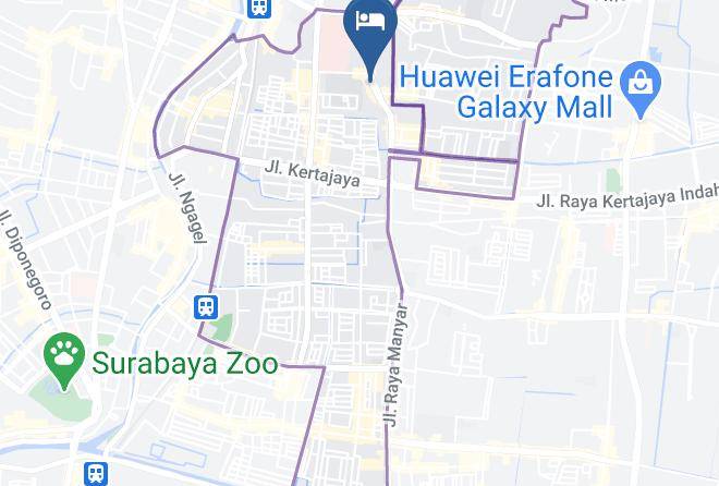 Kota Surabaya - Oriza Hotel Surabaya Maps