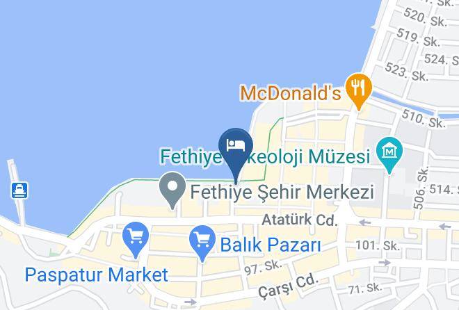 Fethiye - Orka Boutique Hotel Maps