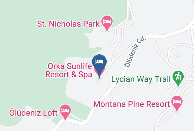 Fethiye - Orka Sunlife Resort & Spa Maps