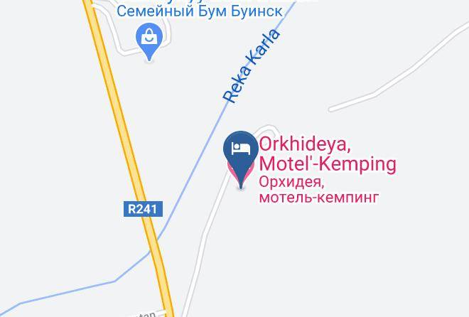 Buinsky District - Orkhideya Motel' Kemping Maps