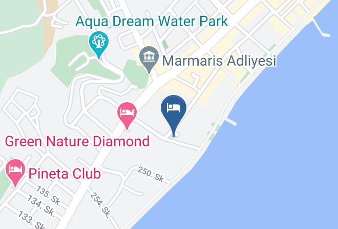 Marmaris - Orkide Hotel Maps