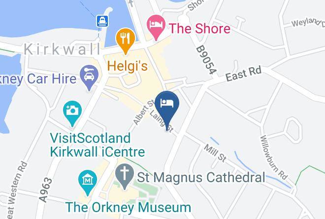 Orkneyinga Self Catering Map