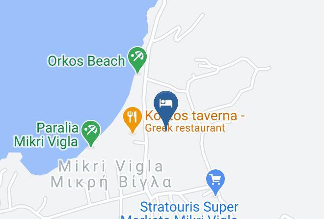 Naxos - Orkos Beach Hotel Maps