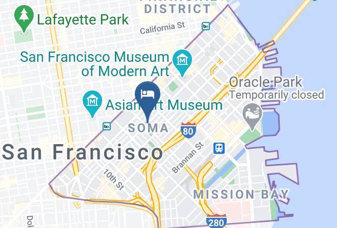 San Francisco - Orlando Hotel Maps