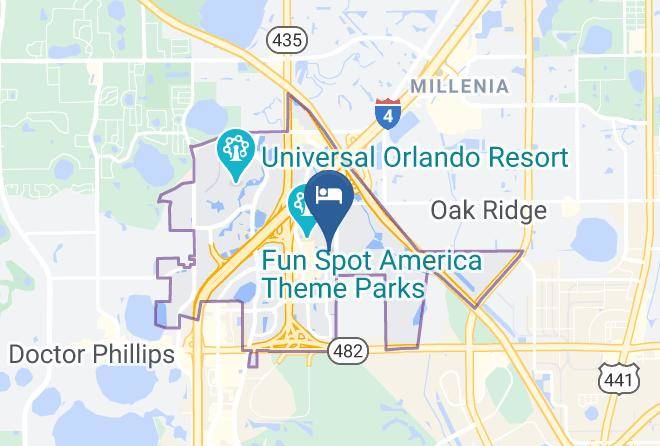 Orange - Club Wyndham Orlando International Maps
