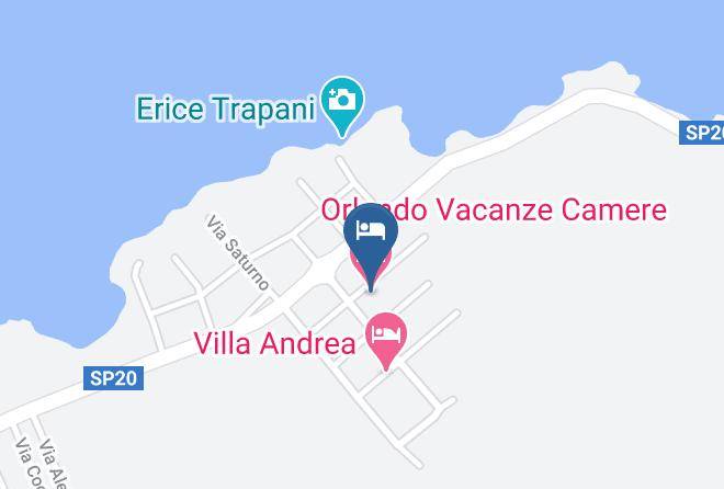 Trapani - Orlando Vacanze Camere Maps