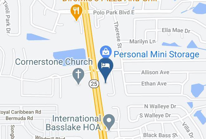 Orlando Vacation Realty Map