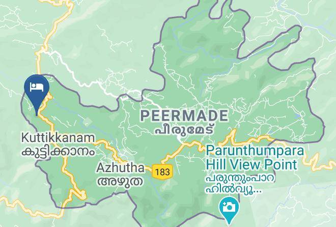 Peerumade - Orma Hill Resort Maps