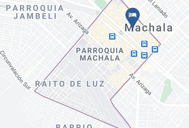 Machala - Oro Hotel Maps