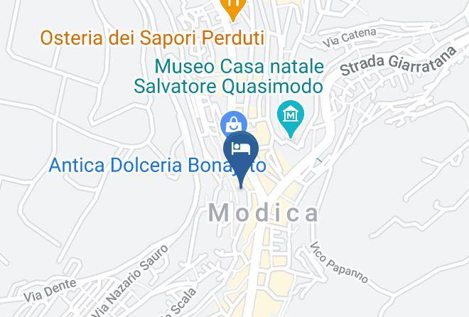 Ragusa - Oro Hotel Modica Maps