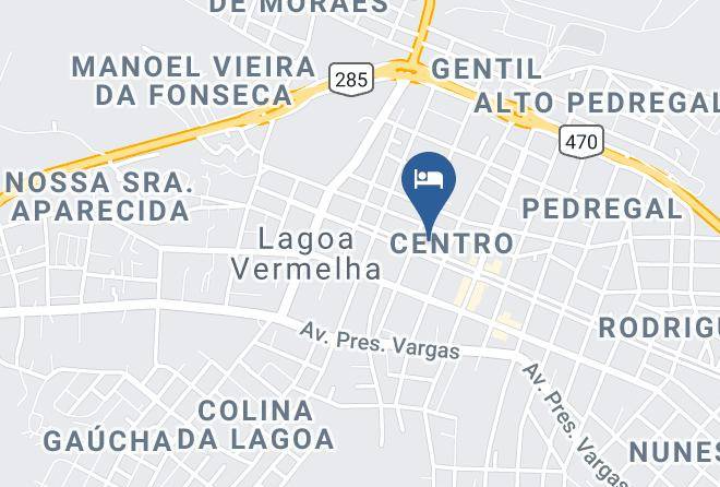 Lagoa Vermelha - Hotel Oro Lagoa Vermelha Maps