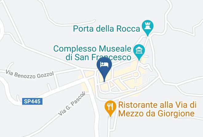 Perugia - Oro Rosso Hotel Ristorante Maps